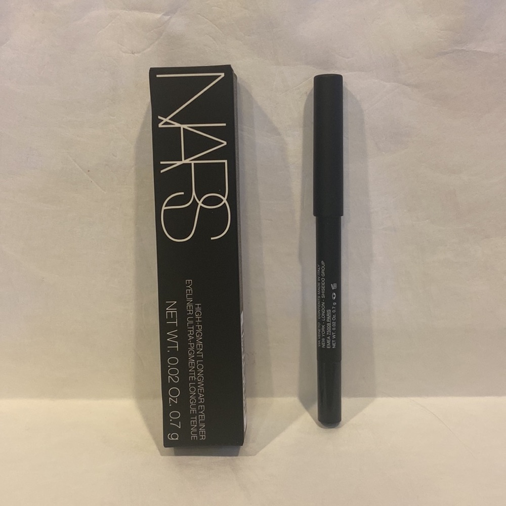 NARS High Pigment Longwear Eyeliner Via Veneto Black 0.02oz Travel Purse Sz NIB